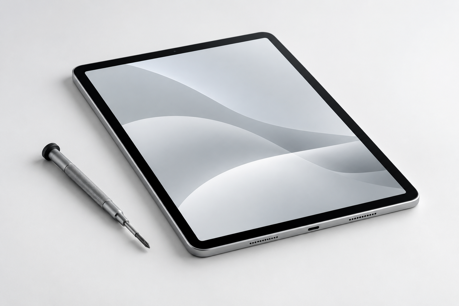 iPad preparado para servicio técnico especializado en FinderFix